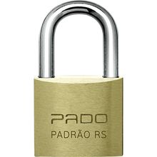 Cadeado em Latão Padrão CEEE 45mm para Energia RS com Chave Mestra Pado