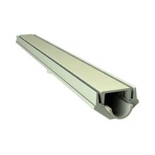 Grelha Invisível Oculta Caixa Coletora Bege Piscina 100x8cm GDA Industria e Distribuidora