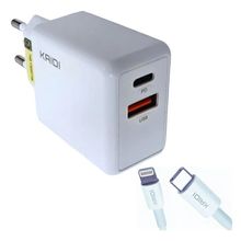 Carregador Lightning 20W MDM para Dispositivos Compatíveis Tecnologia de Segurança com Cabo