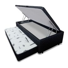 Bibox Solteiro, Baú E Auxiliar Com Espuma 5cm