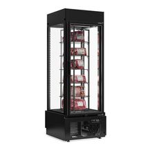 Expositor De Carnes Giratório 6 Prateleiras Gevg075 Preto Gelopar 220V