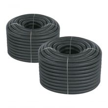 Duto Corrugado 3-4 50m S Guia para Cabos Alta Resistência Mecânica Preto Higipack