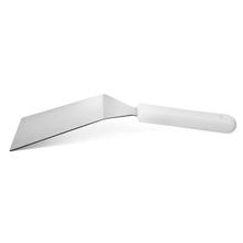 Espátula Curva Profissional 5990 em Aço Inox com Base Plástica Branco Prata Ke Home