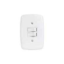 Interruptor Pluzie Linha Ideale 10A 20A 4x2 2 Teclas Paralelas com Certificação Inmetro OEM