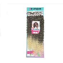 Cabelo Bio Vegetal Entrelace Aplique Gata 9 Telas 300 g T4-613 Castanhoc-Loiro OEM