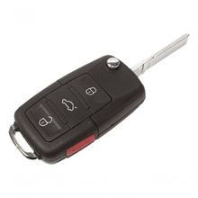 Chave Canivete Oca 4B com Pânico Preta VW Polo 2002 a 2014 Modelo 02A14 Premium Colchões