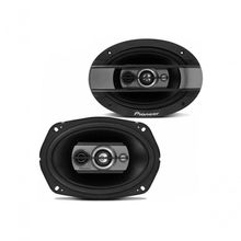 Alto Falante Automotivo Traseiro TS-6990BR 6X9 300W RMS Preto com Prata Escovado Pioneer