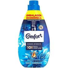 Amaciante de Roupas Concentrado Frescor Intenso 1,5L Comfort com Fragrância Duradoura