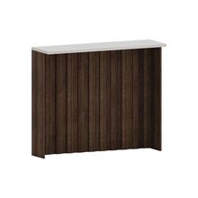 Bancada De Cozinha Para Ilha Com Tampo 120cm Luna Luciane Nogueira Dourado-cinammon