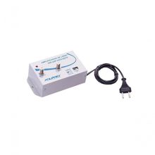 Amplificador de Linha Aquário AL-25 para TV VHF UHF CATV HDTV Ganho 25DB Bivolt Interno