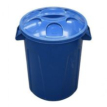 Balde 60 Litros com Tampa Cores 60L Polipropileno Uso Comercial e Industrial