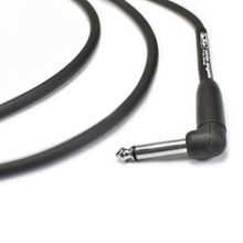Cabo para Guitarra Ninja l Cable 0,20MM P10-P10 90° 20FT 6,10M com Conectores Usinados em Latão