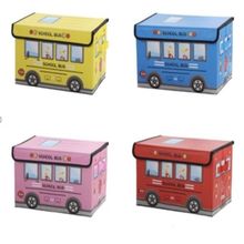 Baú Organizador Infantil Caixa Brinquedos para Roupas e Objetos Amarelo Bem Infantil