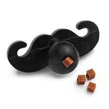 Brinquedo para Pet Germanhart Bidogue para Cães Interativo Formato de Bigode Preto com Compartimento