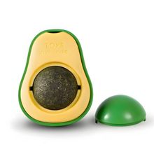 Brinquedo para Gatos Utimix Abacate com Catnip Filhotes e Adultos em Plástico Verde