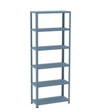 Estante De Estrutura Metálica Com 6 Prateleiras 175cm(a)92acm(l)40cm(p) Com Reforço Azul Dali