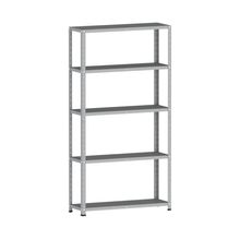 Estante De Estrutura Metálica Com 5 Prateleiras 175cm(a)92acm(l)40cm(p) Com Reforço Cinza