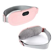 Cinta Aquecimento Alivio Cólica Menstrual Esquenta Vibração Almofada Usb - Rosa
