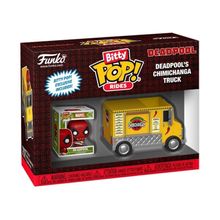 Bitty Pop! Town Marvel - Deadpool E Caminhão Chimichanga