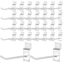 Ganchos Expositores para Painel Canaletado GT6415 15CM com Suporte Até 1KG Prata