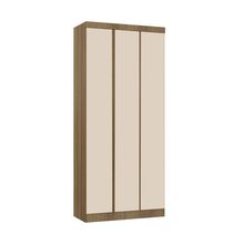 Guarda Roupa Modulado Veneza 3 Portas de Bater 2 Gavetas Avelã Pf-arenas Pf MDP