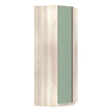 Guarda Roupa Canto Obliquo 1 Porta 1 Cabideiro Verde Jade