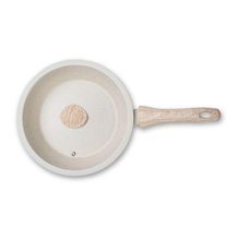Frigideira Alta De Indução Com Tampa Brinox Sirius 24 Cm 2,3 L Antiaderente Mineral Resist Ceramic Life Vanilla Vanilla