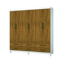 Guarda Roupa 6 Portas 6 Gavetas Pés Carioca Móveis