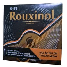 Encordoamento Violão Nylon Rouxinol R58 C/ Bolinha