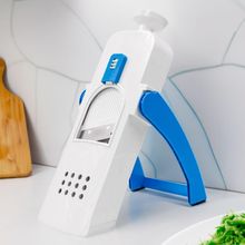 Cortador Fatiador Mandoline Para Legumes, Verduras E Frutas – 30 Tipos De Corte cinza
