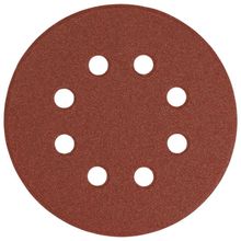 Disco Abrasivo de Papel 125mm 100 Grão com 5 Peças At512-100 Pinceis Atlas Disco Abrasivo Papel