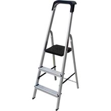 Escada Em Alumínio 3 Degraus, 150 Kg, Esc0023 Botafogo