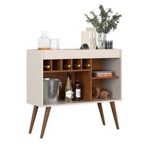 Aparador Adega New Odin Off White Com Freijo