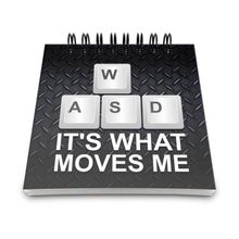 Bloco De Anotações Pc Gamer Wasd Its What Moves Me