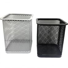 Cesto Telado Organizador Porta Caneta Aramado Quadrado 10 Cm