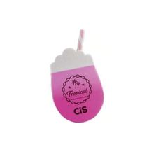 Borracha Escolar Fantasia Tropical Cis Rosa