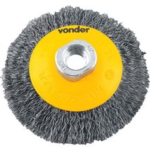 Escova Circular Cônica 4x1-2 M14 Ondulada Vonder