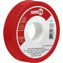 Fita Veda Rosca 12mmx5m Ptfe Teflon - Nove54