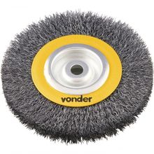 Escova Circular Ondulada 6x3-4 Furo 1-2 Polido Vonder