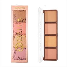 Dalla Paleta De Blush Contorno E Iluminador Elegance 14g
