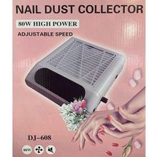 Coletor Pó Unhas Bivolt Potente 80W Nail Dust Collector