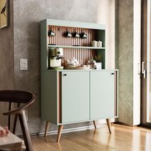Cantinho Do Café Dolce - 2 Portas Mdf Menta-freijó Ripado - Movelove Menta-freijó Ripado
