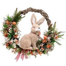 Guirlanda Enfeite De Páscoa Coelho Decorativa Arranjos 60cm