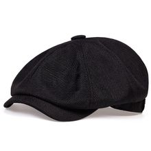 Cap Boina Espinha De Peixe Shelby Inglesa Serie Peaky Blinders Netflix Cor:preto