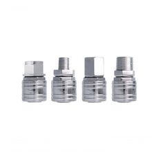 Engate Rapido P/Ar Comp Zamak Crom Rosca Macho 1/4Equot