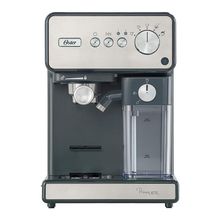 Cafeteira Espresso Oster PrimaLatte Auto-Frothing 15 Bar Cápsula Pó e Sachê Inox 220V