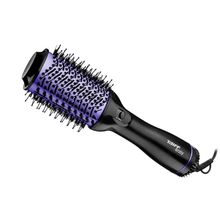 Escova Secadora Oval Taiff Easy 1200W Cabo Giratório Preto e Lilás 110V