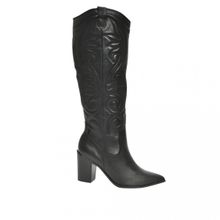 Bota Feminina Western Via Marte em Couro 079-012
