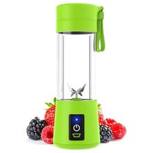 Mini Liquidificador Portátil Recarregável USB NG-02 0,32L Verde para Sucos e Shakes