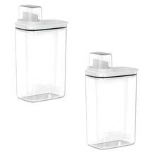 Kit 2 Dispensers Flow DFW200BCF 2,3L Sabão Amaciante BPA Free Branco Ou